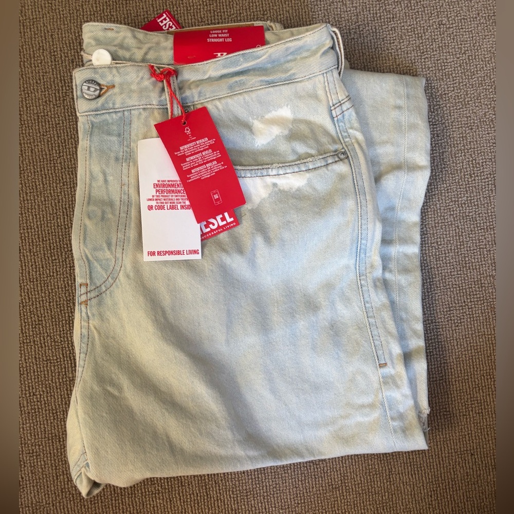 Diesel Faded Blue Denim Pants